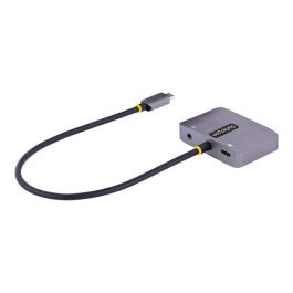 Adaptador USB C a VGA/HDMI Startech 122-USBC-HDMI-4K-VGA Adaptador USB C a VGA/HDMI Startech 122-USBC-HDMI-4K-VGA