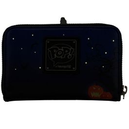 Loungefly Cartera con cremallera Jack Skellington Pesadilla Antes de Navidad Disney, cuero vegano, 15x10cm