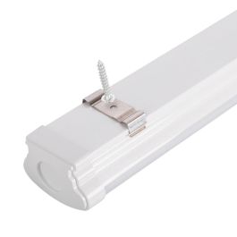 HO-FSB-45-CW Equipo Estanco LED 45W 6049 Lm IP65 IK08 Alta Eficiencia 130 Lm/W con Difusor Opal, ideal para sustitución de fluorescentes.