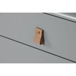 DKD Home Decor Mueble TV Urban Gris MDF y PU 140 x 55 x 40 cm