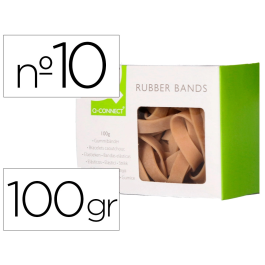 Q-connect Bandas elásticas 100 gr 100x9 mm numero 10 Precio: 2.50000036. SKU: B15BXYPXMT