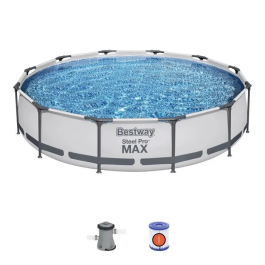 Bestway Steel Pro Max™ Piscina Redonda 366x76 cm Filtro Cartucho Duraplus Precio: 172.49999943. SKU: S7152283