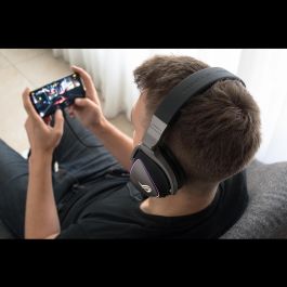 ASUS ROG Delta Auriculares Gaming Alámbricos USB, Frecuencia 20-40000 Hz, Negro