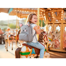 Imaginovo Mochila Infantil Backpack Buddies Ratón Dos Compartimentos Poliéster 280x90x200 mm