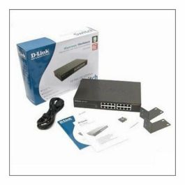 D-Link DES-1016D Switch de Red 16 Puertos RJ-45 10/100 Mbps Fast Ethernet con Control de Flujo para Escritorio/Rack 19" Precio: 56.50000015. SKU: S0202311