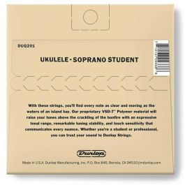 Dunlop Cuerdas Ukelele Soprano Student VSD-7 Calibre .029, .021, .031, .019
