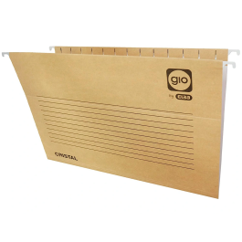Gio Carpeta Colgante Visor Superior Cristal Kraft Bicolor Cartulina Folio Con Etiquetas -25U- Precio: 17.89000004. SKU: S8408278