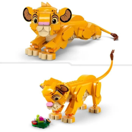 Lego 43243 Simba, el bebé del Rey León, juguete de construcción, idea de regalo
