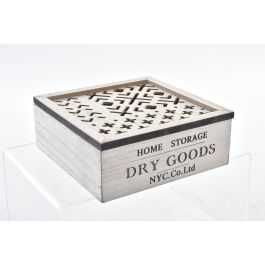 DKD Home Decor Caja Árabe Decorativa de Madera Marrón y Negro 16x16x6 cm (Pack 2 Unidades) Precio: 7.95696. SKU: B17JZBLBMZ