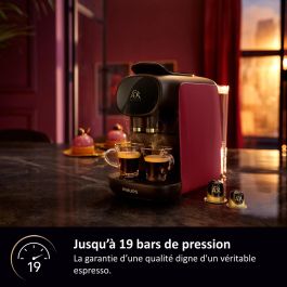 Philips Cafetera de Cápsulas LM9012/50 Sublime Gold Rojo