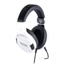 Auriculares con Micrófono Gaming Big Ben Interactive PS4OFHEADSETV3WHITE Blanco Negro/Blanco