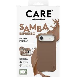 PanzerGlass Funda Fashionable MagSafe para iPhone Air Espresso, TPU 100% reciclado, Protección caídas 2.4m
