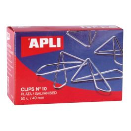 Apli Clips Mariposa Nº 10 - 40 mm Caja 50 Ud Plateados Precio: 1.5900005. SKU: BIX11914