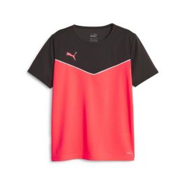 Camiseta de Fútbol de Manga Corta para Niños Puma 657527 53 Negro (7-8 Años)