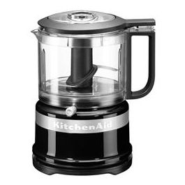 Kitchenaid 5KFC3516 EOB Picadora de Alimentos Negra, 2 Velocidades, Potente, Cuchillas Alto Rendimiento