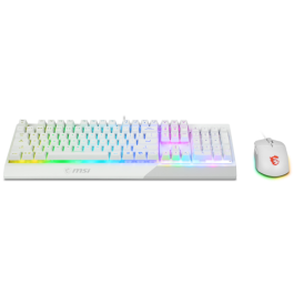 MSI VIGOR GK30 COMBO WHITE ES Teclado Mecánico y Ratón Gaming USB RGB LED Blanco S11-04ES305-CLA