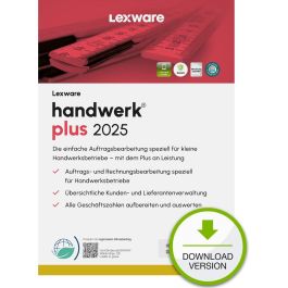 Lexware handwerk Plus 2025 - 1 Device. Software de Gestión para Autónomos y PYMES - Licencia ESD Descarga Digital Precio: 340.89999977. SKU: B148SE24KJ