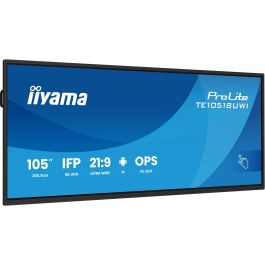 iiyama TE10518UWI-B1AG Pizarra Digital PROLITE 108" 5K Ultra HD Táctil LED Wifi Android 24/7 Negro