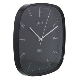 Reloj de Pared Alexandra House Living Negro Acrílico Plástico 30 x 30 x 4 cm