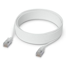Ubiquiti Cat 6A RJ45/RJ45 Cable de Red Trenzado Blindado 10 GbE PoE++ Transparente/Blanco 8m