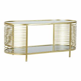 Mesa Centro Moderno DKD Home Decor Dorado 46 x 46 x 101.5 cm