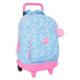 Mochila Escolar con Ruedas Vicky Martín Berrocal Paraíso Azul Rosa 33 x 45 x 22 cm Precio: 67.69000029. SKU: B1FZAJ46RT