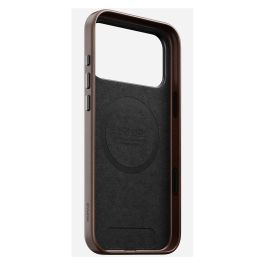 Nomad iPhone 17 Pro Max Funda de Cuero Tradicional Rustic Brown con Compatibilidad MagSafe - Resistente a Rayones y Polvo