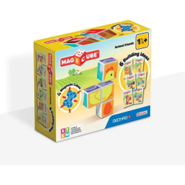 Geomag MAGICUBE Animal Friends 4 cubos, Juego de construcción magnética con cubos para niños a partir de 18 meses Precio: 29.79000035. SKU: B1777EBVFW