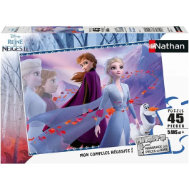 Nathan Puzzle The Snow Queen 2 45 piezas