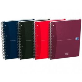 Oxford Cuaderno Office Essentials Europeanbook 4 A4+ 120H Microperforado 5x5 C-Separadores T-Extraduras Surtidos (5 Unidades) (5 Unidades)