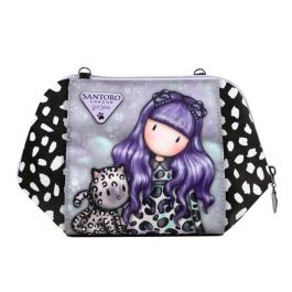 Bolso Bandolera Gorjuss Smitten kitten Negro Blanco (26 x 15,5 x 9,5 cm) Bolso Bandolera Gorjuss Smitten kitten Negro Blanco (26 x 15,5 x 9,5 cm)