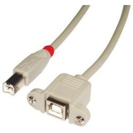 Lindy Cable Extensión USB 2.0 Tipo B/B 1m, Gris Claro, Doble Apantallamiento, Protección Antitorsión, Velocidad 480 Mbps Precio: 4.68999993. SKU: B152WCJZFS