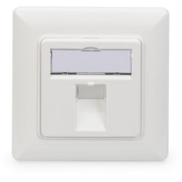 DIGITUS Leerdose Keystone Module.1xRahmen 80x80mm+Zentralp.