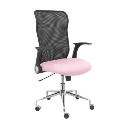 Silla Piqueras Y Crespo Minaya Brazos Retractiles Mecanismo Basculante Ergonomica Respaldo Malla Transpirable Negra Asiento Tapizado Bali Rosa Palido Precio: 249.49999987. SKU: B166PAKB3R
