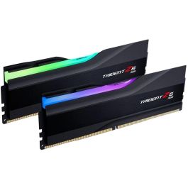 G.Skill F5-6400J3239G32GX2-TZ5RK Memoria RAM DDR5, 64GB (2x32GB) 6400MHz CL32 Trident Z5 RGB Precio: 940.88999961. SKU: B1GSD6KF2S