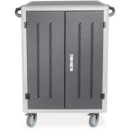 Digitus Carrito de Carga Móvil para 30 Portátiles/Tablets hasta 15.6 Pulgadas con USB-A, Negro