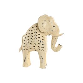 DKD Home Decor Decoración Indio Elefante de Metal Blanco 30 x 26 x 9 cm (2 Unidades) Precio: 38.78999971. SKU: B1GBXBKAPC