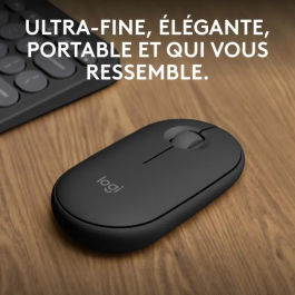 LOGITECH RATON INALAMBRICO PEBBLE MOUSE 2 M350S NEGRO.