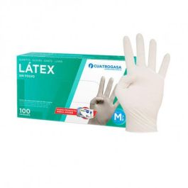 Guantes de látex sin polvo, talla L, 100 unidades - Desechables y ambidiestros Precio: 6.50000021. SKU: B1H475CANE