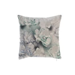 DKD Home Decor Cojin Oriental Flores Azul Verde Polyester con Cremallera 45x45x10 cm (2 Unidades) Precio: 17.0973. SKU: B18VABJZ3G