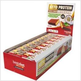 Keto Protein Choco Snack Coconut Protein Barritas 24Uds. - Barrita de proteína con coco y chocolate, apta para dieta keto Precio: 33.8900001. SKU: B12NCD8PVM