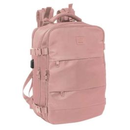 Safta Mochila de Viaje Cabina para Portátil 15,6'' Rosa 440x290x190 mm