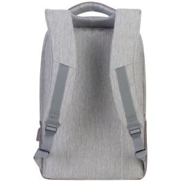 Rivacase 7562 Mochila Prater para Portátil 15.6" Gris/Moca con Puerto USB y Resistente al Agua