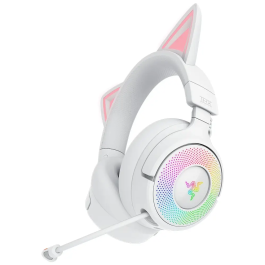Razer RZ04-05170400-R3M1 Auriculares Kraken Kitty V3 Pro Blanco Inalámbricos Diadema Gaming con RGB, USB-C y Bluetooth