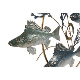 Decoracion Pared Mediterraneo DKD Home Decor Azul Dorado 4.5 x 50 x 91 cm Decoracion Pared Mediterraneo DKD Home Decor Azul Dorado 4.5 x 50 x 91 cm