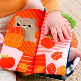 Fisher-Price JKP53 Libro Sensorial Suave de Estaciones para Bebés +3 Meses