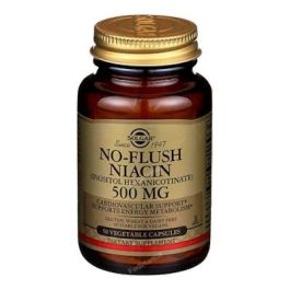 SOLGAR Niacina No Ruborizante 500 mg, 50 Vegicaps para el normal funcionamiento del sistema nervioso, apto para veganos Precio: 31.5000004. SKU: B14WDMQBLY