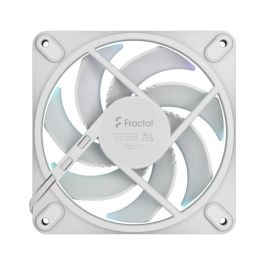 Fractal Design FRA7340172708896 Ventilador PC Momentum 12 Blanco con Anillo de Luz ARGB Gen 2, Control PWM y FDB