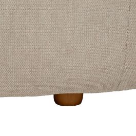 Sofá 3 Plazas Beige Tejido-Madera 229 X 100 X 76 cm