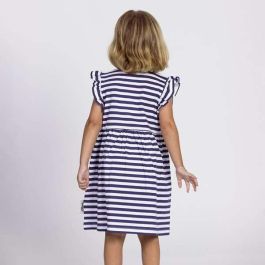 Cerdá Vestido Single Jersey Bluey para Niña, Color Azul Oscuro, Talla 6 Años